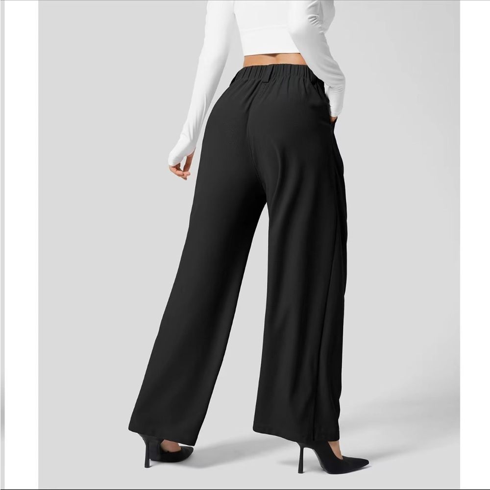HALARA Black Wide-Leg Women's Pants